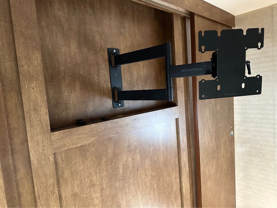 Full Motion RV TV Mount for Wall or Ceiling