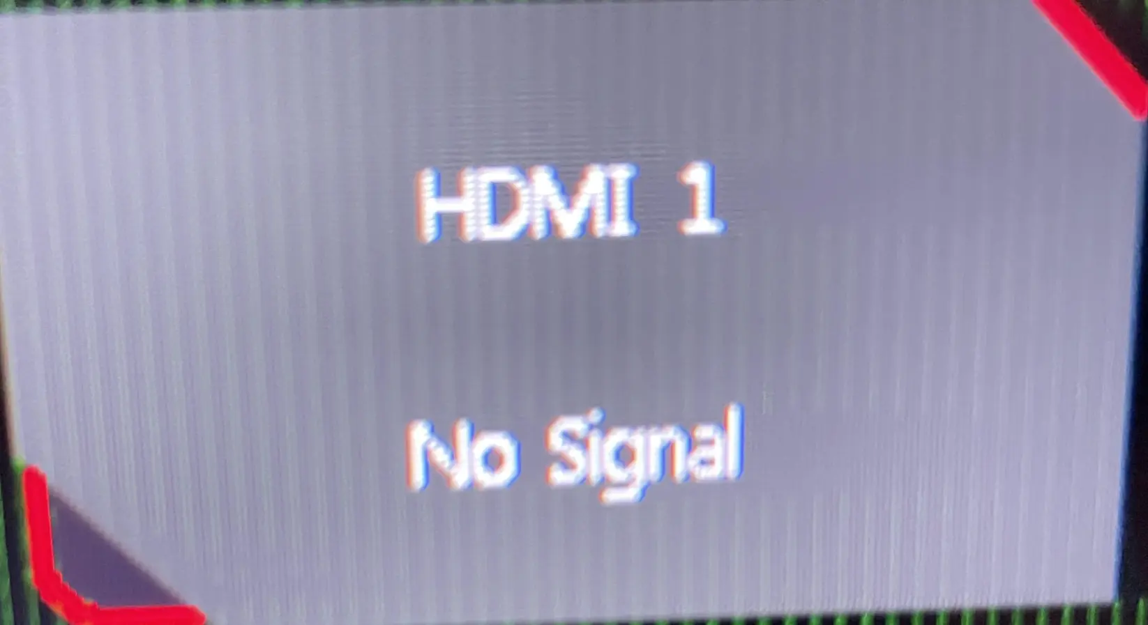 HDMI No Signal