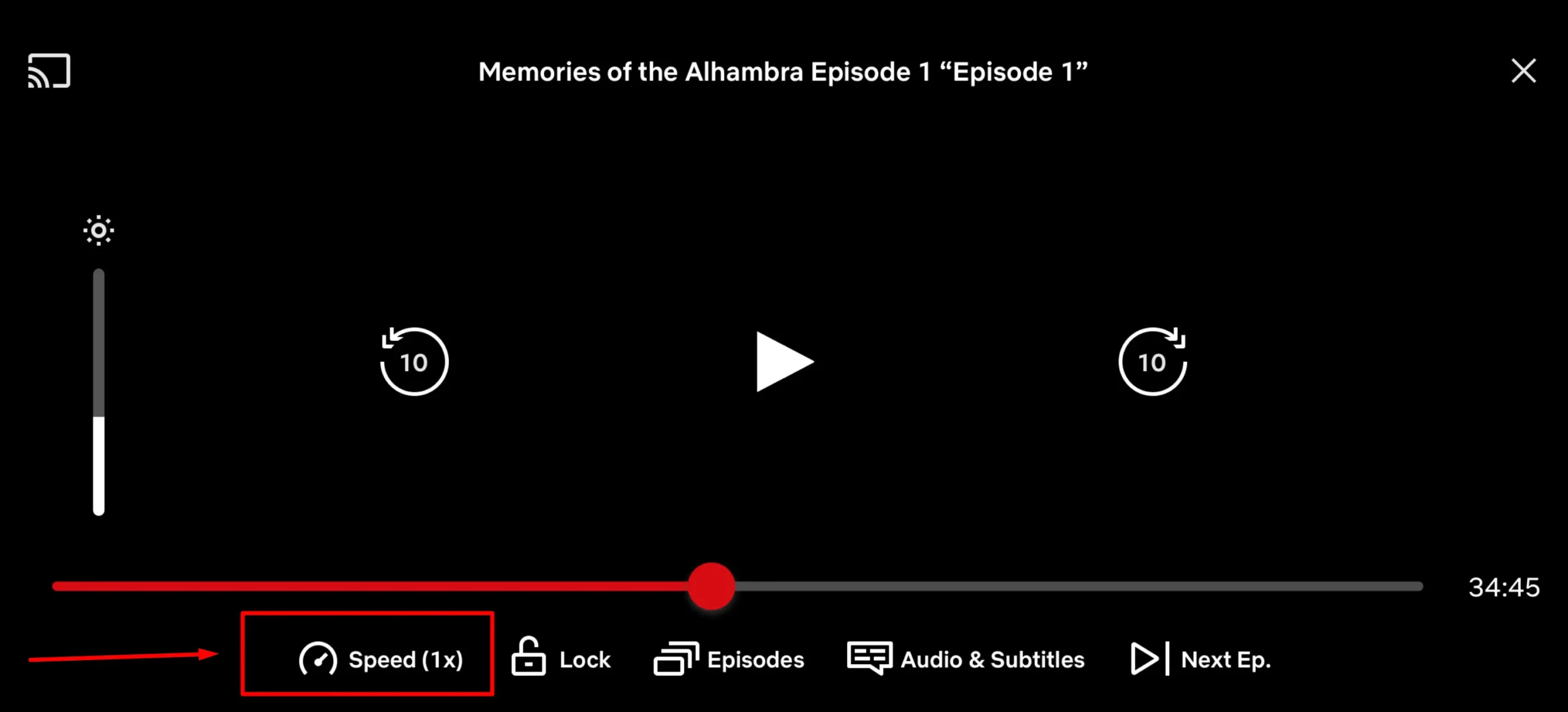 Adjust Playback Speed for Netflix On Android/iPhone