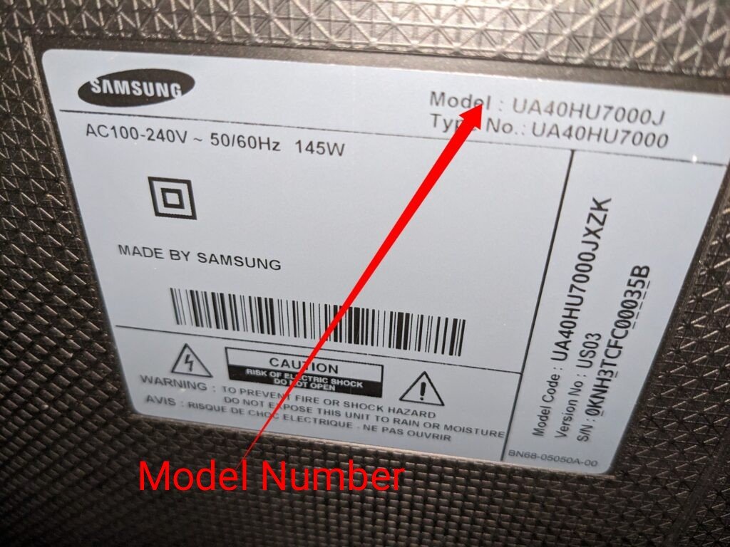 Samsung serial number 