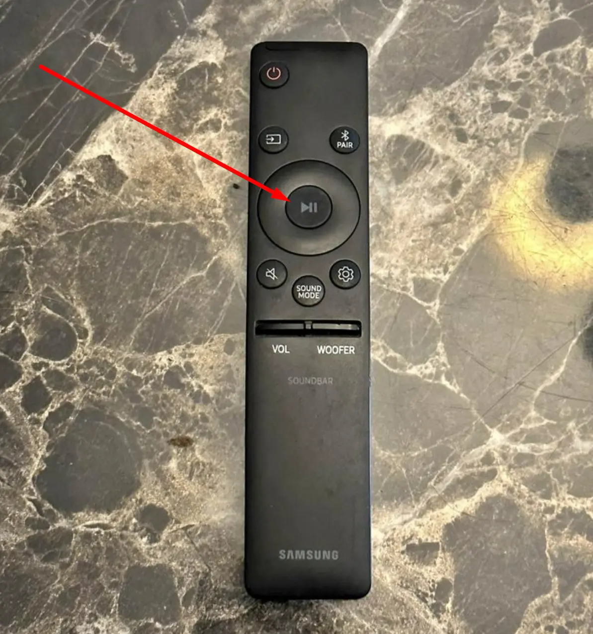 Samsung soundbar remote